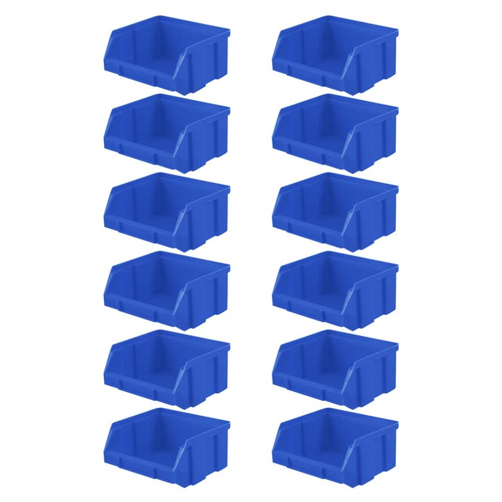 Cabilock Inclined Mouth Storage Box Warehouse Parts Storage Box Pp Material Classic Design Practical