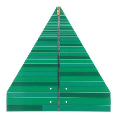 50W Log Periodic Antenna Ultra Wide Band 600 6000MHz UWB Printed Circuit Board Antenna for Wireless Communication and Signal Transmission