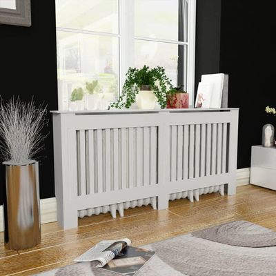 Radiator Cover White MDF 67.7",Heater Cover Cabinet Shelf Household Appliance Heating Accessories Home Improvement Funiture,Heater Heating Side Stand Cabinet Living Room Home