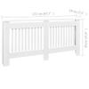 Radiator Cover White MDF 67.7",Heater Cover Cabinet Shelf Household Appliance Heating Accessories Home Improvement Funiture,Heater Heating Side Stand Cabinet Living Room Home view 4