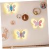 Beaupretty 1pc Butterfly Wall Light for Boys and Girls Room Modern Simple Design Decorative Lamp Warm for Bedroom Hallway and Balcony Decor view 3