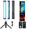 AMBITFUL A2 RGB LED Light Wand -Full Color Magnetic Video Light Stick,Handheld Tube Light with 29 Effects, 2500-8500K, 2500mAh, CRI 95+ for Photography, YouTube, TikTok (A2+Desktop Tripod) view 1