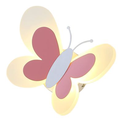 Beaupretty 1pc Butterflies Wall Light Aisle Decor Lamp Simple Bedroom Lamp for Hallway Warm Lighting Easy Installation for Spaces Adorable Home Accent
