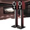 Feet Speaker Stand Home Theater Surround Sound Stand Wooden Speaker Tripod 2 Pieces Stable and Not Shaking (Color : Brown, Size : 27 * 20 * 71cm) view 3