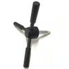WAH LIN PARTS 3 Spoke Heavy-Duty Black Handle - Gun Safe & Vault Door Handle Replacement view 3