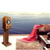 Feet Speaker Stand High Load-Bearing Audio Stand Living Room Theater Floor Wooden Speaker Stand Stable and Not Shake (Color : Brown, Size : 21 * 28 * 30) view 2