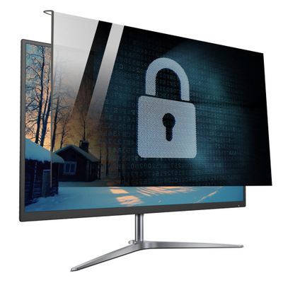 JCSKY Computer Privacy Screen Filter, Computer Screen Privacy Protection Film Scratch and Dustproof for Hp/Dell/Asus/Acer/Sony/Samsung/Lenovo / 24in 547x320mm