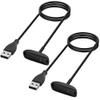 Kissmart Charger for Fitbit Inspire 2 Fitness Tracker, Replacement Charging Cable Cord Accessory for Fitbit Inspire 2 [2-Pack, 3.3ft/1m] view 1