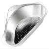 FHYTGBS Triangular Sink Strainer Basket- Stainless Steel Multi-Purpose Corner Sink Basket Basket Storage Rack Sucker Sink Sponge Holder for Kitchen Bathroom view 1