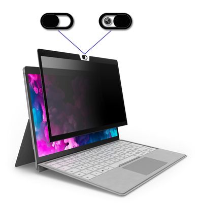 EZ-Pro Screen Protector Privacy Filter for Surface Pro 7 Plus, Pro 7, Pro 6, Pro 5th Gen (2017) (LTE), Pro 4, Comes with Camera Cover Slide, Provide Privacy, Anti-Blue Light and Anti-Glare