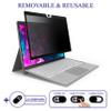 EZ-Pro Screen Protector Privacy Filter for Surface Pro 7 Plus, Pro 7, Pro 6, Pro 5th Gen (2017) (LTE), Pro 4, Comes with Camera Cover Slide, Provide Privacy, Anti-Blue Light and Anti-Glare view 2