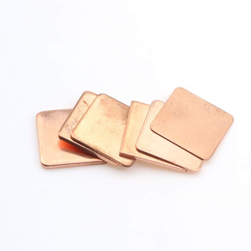Zinoe Qinlu-Pure Copper Sheet 1Pcs 0.3mm/0.5mm/0.8mm/1.0mm Laptop Copper Sheet Plate Strip Shim Thermal Pad Heatsink Sheet, Pure Copper (Specification : 0.8mm)