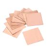 Zinoe Qinlu-Pure Copper Sheet 10Pcs 0.1mm/0.3mm/0.5mm/0.8mm/ Laptop Copper Sheet Plate Strip Shim Thermal Pad Heatsink Sheet, Pure Copper (Color : 0.8mm) view 1