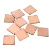 Zinoe Qinlu-Pure Copper Sheet 10Pcs 0.1mm/0.3mm/0.5mm/0.8mm/ Laptop Copper Sheet Plate Strip Shim Thermal Pad Heatsink Sheet, Pure Copper (Color : 0.8mm) view 2