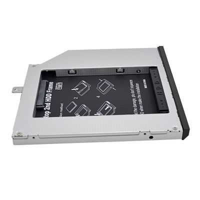 2nd HDD Caddy 9.5mm 2.5" SATA 3.0 SSD Case Hard Disk Enclosure