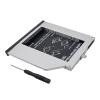 2nd HDD Caddy 9.5mm 2.5" SATA 3.0 SSD Case Hard Disk Enclosure view 2