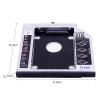 Aluminum SATA 3.0 2nd HDD Caddy 12.7mm for 2.5'' SSD Case HDD Enclosure view 2