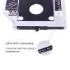 Aluminum SATA 3.0 2nd HDD Caddy 12.7mm for 2.5'' SSD Case HDD Enclosure view 3