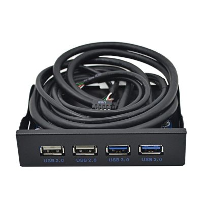 CZKE Quality 19+1 20Pin 4 Port USB 2.0 USB2.0 HUB USB3.0 USB 3.0 Hub for PC Front Panel for Desktop 3.5 Inch Floppy Bay