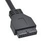 CZKE Quality 19+1 20Pin 4 Port USB 2.0 USB2.0 HUB USB3.0 USB 3.0 Hub for PC Front Panel for Desktop 3.5 Inch Floppy Bay view 2
