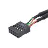 CZKE Quality 19+1 20Pin 4 Port USB 2.0 USB2.0 HUB USB3.0 USB 3.0 Hub for PC Front Panel for Desktop 3.5 Inch Floppy Bay view 3