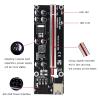 60PCS VER009S Plus PCI-E Riser Card PCIE 1X to 16X Extender 1M 0.6M 0.3M USB 3.0 Cable SATA to 6Pin to SATA Power Cord (Color : 0.6M) view 4