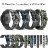The New 26 22 20MM Watchband Strap for Garmin Fenix 6X 6 6s Pro 5S Plus 935 3 HR Watch Quick Release Silicone Easyfit Wrist Band Strap (Color : Green, Size : 20mm Fenix 6S Pro) view 3
