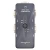 CZKE 4 Port USB 2.0 VGA KVM Switch Switcher Manually 1920 * 1440 for Keyboard Mouse Monitor Adapter 4 Computers Use 1 Monitor view 1