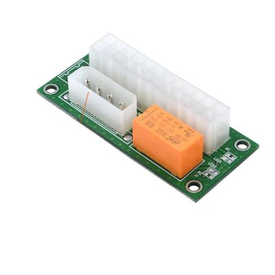 24Pin to 4Pin/SATA Molex Synchronous Dual PSU Power Supply Sync Adapter Card ATX Add2psu for Mining (Color : 10pcs to 4pin Green)