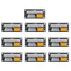 24Pin to 4Pin/SATA Molex Synchronous Dual PSU Power Supply Sync Adapter Card ATX Add2psu for Mining (Color : 10pcs to 4pin Green) view 2