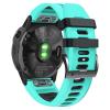 CZKE The New 26 22 20MM Watchband Strap For Garmin Fenix 6X 6 6s Pro 5S Plus 935 3 HR Watch Quick Release Silicone Easyfit Wrist Band Strap (Color : Cyan, Size : 22mm Fenix 6 Pro) view 2