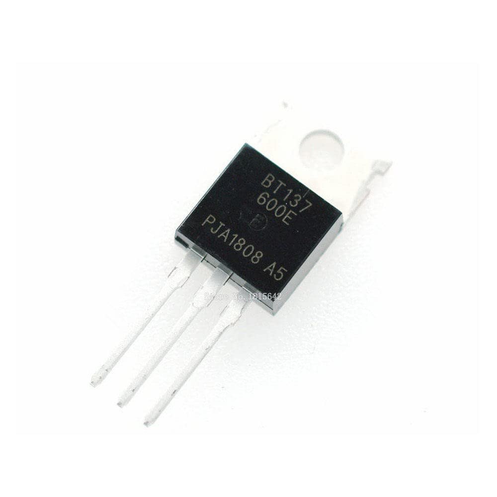 10PCS/Lot BT137-600E BT137-600 BT137 Triode TO-220 8A 600V