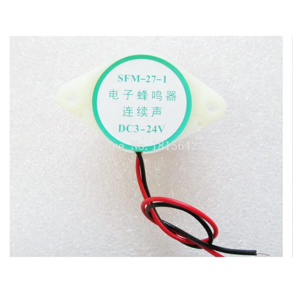 2PCS SFM-27-I DC 3-24V 12mA Industrial Continuous Sound DC 3-24V 12mA Electronic Buzzer LX