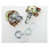 5PCS/LOT Dual Stereo Potentiometer Pot B100K 100K Linear Shaft 15mm 6Pin WH148 Ohm R Amplifier view 1