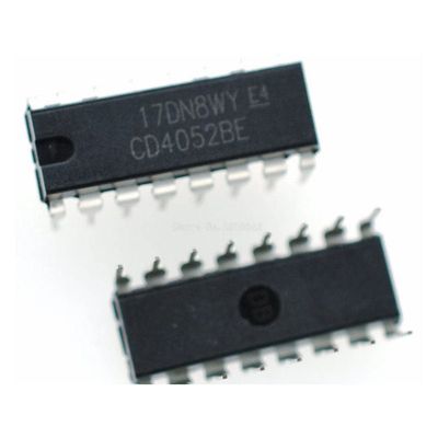 10PCS/Lot CD4052BE CD4052BCN cd4052 HEF4052 DIP-16 Signal Separator Demultiplexer