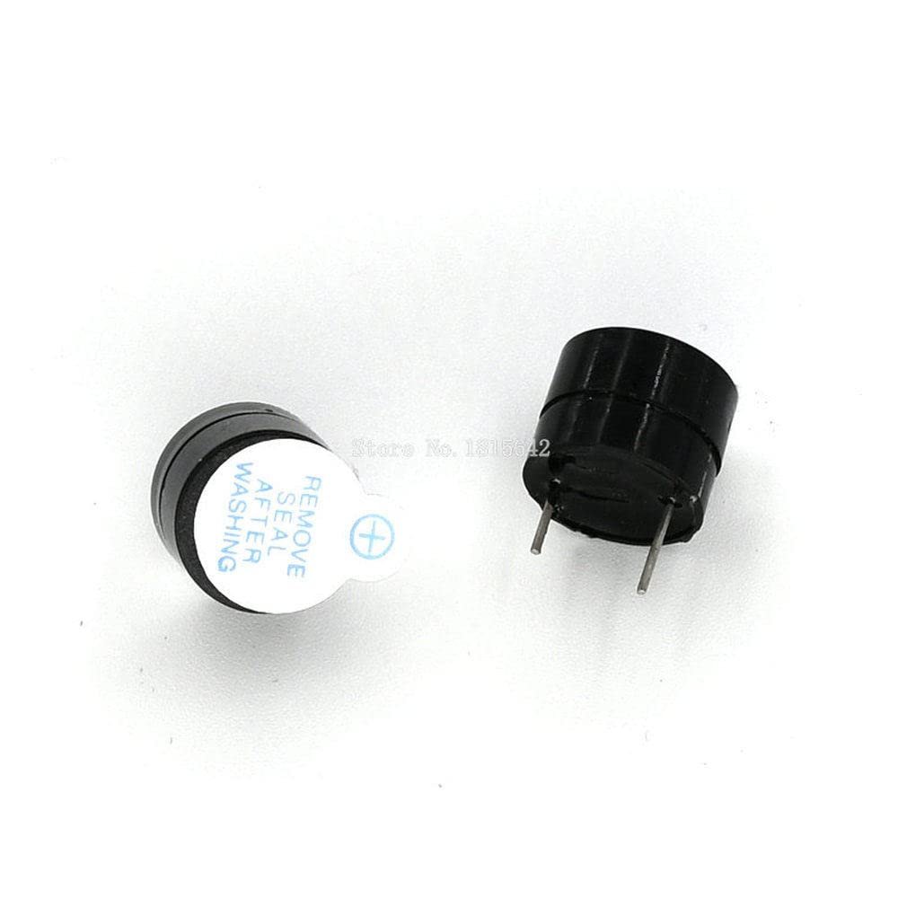 10PCS/Lot 5V Mini Magnetic Active Buzzer Alarm Ringer Black 9.6mm New