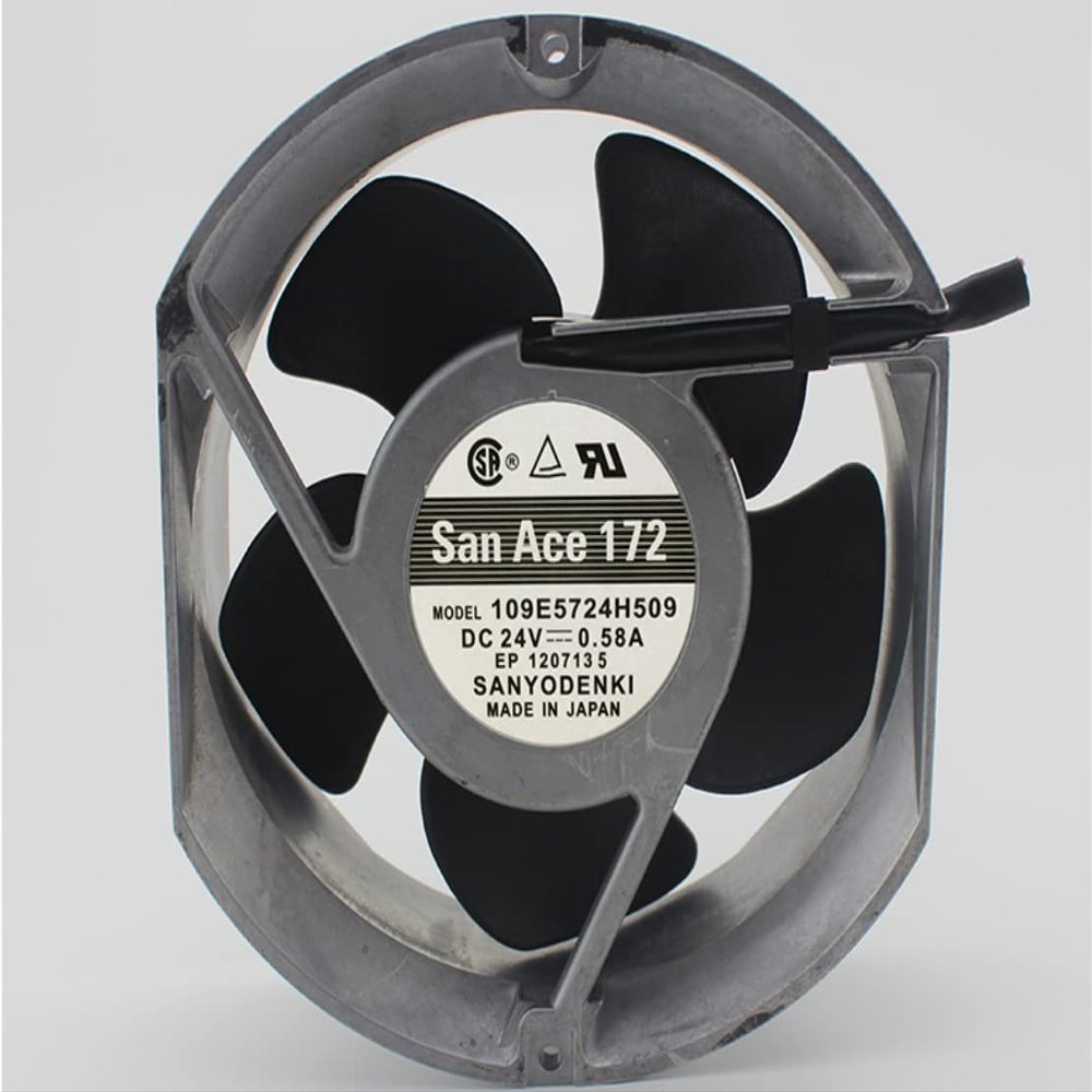 109E5724H509 172x150x51mm 24V 0.58A 2-Wire Cooling Fan