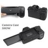 Soft Silicone Black Armor Skin Camera Case Body Cover Protector Anti-Skid Texture Design for Fujifilm X-S10 Mirrorless Camera, Black, Camera Case view 4