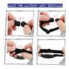 Adjustable Elastic Fitbit Inspire 2 Bands Compatible with Fitbit Inspire 2 / Inspire/Inspire HR, Stretch Soft Nylon Sport Breathable Wristband Replacement Women Men (5 Pack) view 3