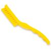 SPARTA Detail Brush Grout Brush, Crevice Brush with Hanging Hole for Bathroom, Kitchens, Countertop, Plastic, 9 Inches, Yellow, (Pack of 6) view 1