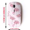 2.4G Wireless Mouse with Cute Pattern Design for All Laptops and Desktops with Nano Receiver - Beach Image Beautiful Tropic view 2