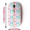 CJCBROES 2.4G Wireless Mouse with Cute Pattern Design for All Laptops and Desktops with Nano Receiver - Watercolor view 2