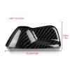 AIRSPEED Shark Fin Antenna Cover Carbon Fiber Car Radio Signal With Adhesive Base for Mini Cooper R55 2007-2014, R56 2006-2013, Style B (Black) view 2