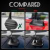 AIRSPEED Shark Fin Antenna Cover Carbon Fiber Car Radio Signal With Adhesive Base for Mini Cooper R55 2007-2014, R56 2006-2013, Style B (Black) view 3