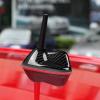 AIRSPEED Shark Fin Antenna Cover Carbon Fiber Car Radio Signal With Adhesive Base for Mini Cooper R55 2007-2014, R56 2006-2013, Style B (Black) view 4