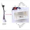 16 Pin Car Radio Stereo Power Harness Loom Wire for Nissan Altima Juke Teana Sunny Subaru Forester Adapter w/Radio Antenna Adapter for Aftermarket Android Radio GPS NAVI view 4