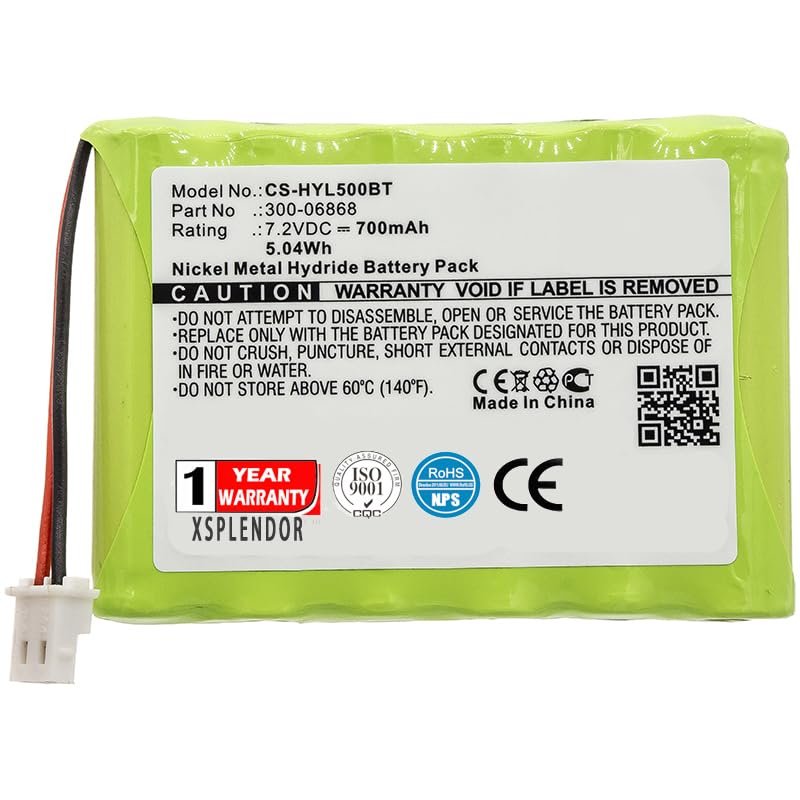 XSPLENDOR XSP Replacement Battery for Honeywe/ll 8DLLKP500, 8DLTSSCBASE1, Lynx Plus, LKP500 Lyric, WLTP100, L5000 Panel, TSS Keypad, 8DLWLTP100 PN 300-06868