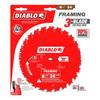 Diablo Framing Saw Blade for Wood - Tico Hi - Density Carbide, Non-Stick Perma-Shield Coating, 6-1/2" Diameter, 24 Teeth, .059" Kerf, 3-Pack - D0624X view 2