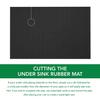 Under Sink Rubber Mat | Durable, Flexible Cut to Size Mat for Under Sink Leaks | Protects Cabinet Base | Affordable Leak Detection Mat | Killarney Metals view 4