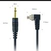 3.5mm Plug to Male Flash PC Sync Cord Cable 12" 12 inch for Studio Photography Coiled Cable view 3